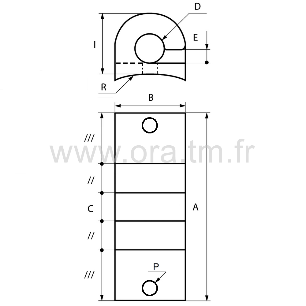 CROV - ATTACHE FIL FILET CLOTURE - FIXATION A VISSER